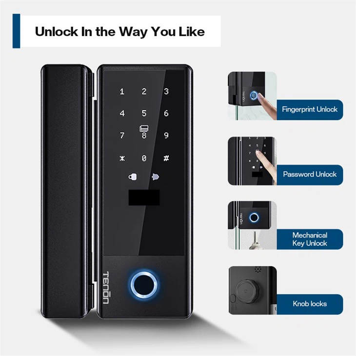 Smart Lock for Glass Door factory